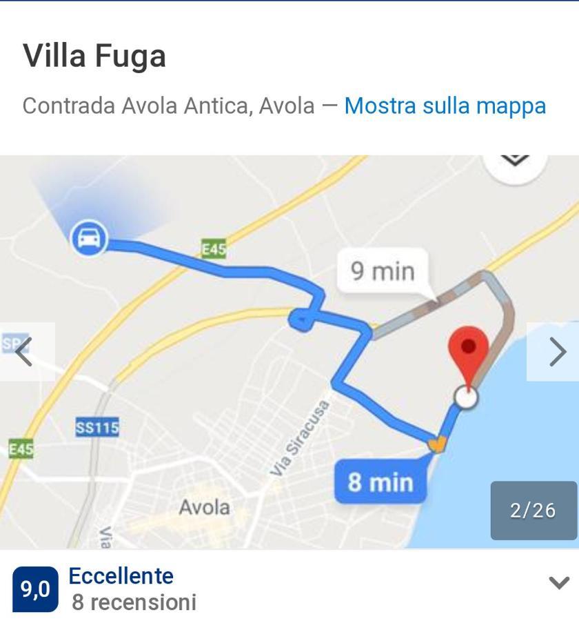 Villa Fuga Avola Exterior foto
